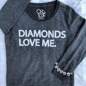 Chaser grey sweatshirt